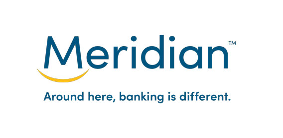 Logo of Meridian Credit Union with tagline 